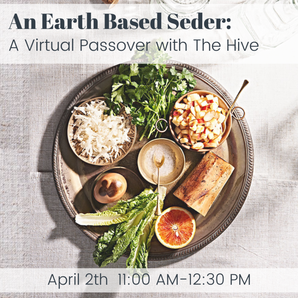 An Earth Based Seder A Virtual Passover with The Hive Leichtag