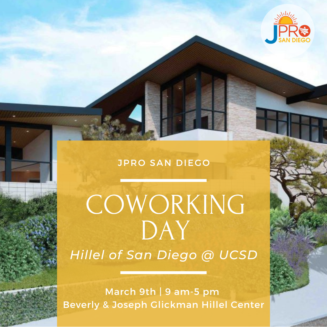 JPro San Diego Coworking at Hillel of San Diego at UCSD JPro San Diego picture